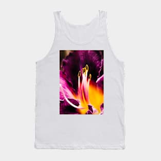 Close-up of Daylilly 5 Tank Top